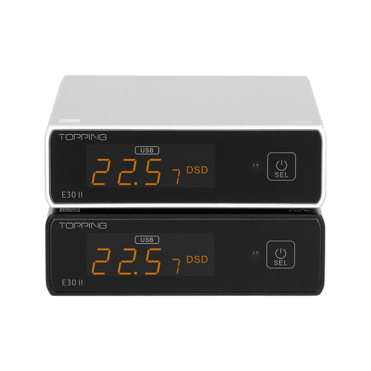 TOPPING E30 II Lite audio decoder AK4493S fever DAC hard decoding DSD512 desktop decoder E30II lite silver