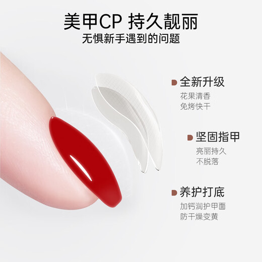 Sweet Color Nail Polish Base Polish Transparent Bright Nail Function Nutrition 2025 New Quick-drying Nail Polish Gift for Girlfriend