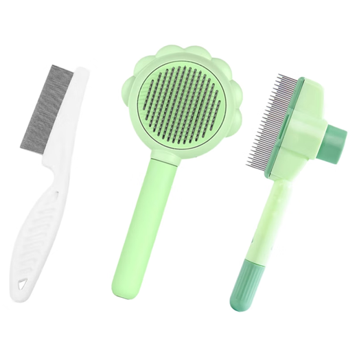 Amore pet dog comb cat hair comb pet teddy comb special cleaning artifact pin row comb puppy supplies straight row comb