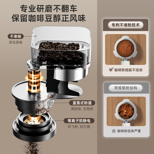 
Sincespresso hot and cold double extraction coffee machine household small Italian semi-automatic grinding integrated concentrated steam milk foam DIY deluxe version