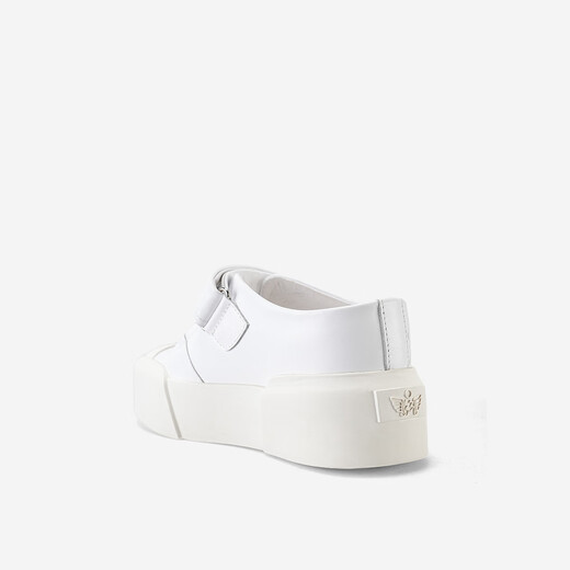 IJin 2024 nuevas zapatillas de 8 cm de espesor y de moda y simples solo patas para mujeres yf698abq blanco 36