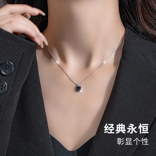 MANHE S925 Silver Necklace for Women 2025 New Pendant Jewelry Wife Practical Birthday Gift for Girls and Girlfriends