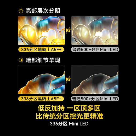 Skyworth TV Black Knight A5F+ 85-inch low-reflection anti-glare Mini LED TV LCD smart home appliance tablet game state subsidy A5F Mini