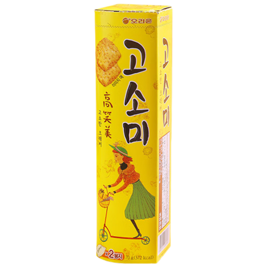 Orion Gaoxiaomei Biscuits 70g Gaoxiaomei Sesame Crackers Breakfast Office Korean Snacks Afternoon Tea