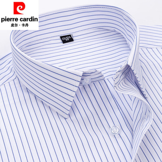 Pierre Cardin High-Ald 2025 Summer Nuevo algodón Camisa de manga corta Moda juvenil Algodón sólido Color sólido Coming Lingo DX6624 39