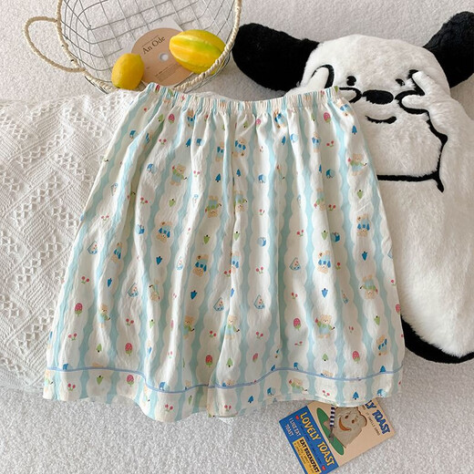 
Fenten three-piece set of cherry bear pajamas for women in summer short-sleeved cute cartoon loose cloud cotton summer home clothing set js-9905# black love three-piece set-cloud cotton M code 155-162 weight 105 Jin [Jin equals 0.5 kg]