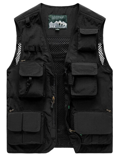 JP Spring, Summer y Autumn Thin Men's Vest Multi-Splock Showing Montaining Photography Chaqueta 9898 9898 Gray 4xl (adecuado para 185jin [Jin equivale a 0.5 kg] -200jin [Jin equivale a 0.5 kg]) uni-size