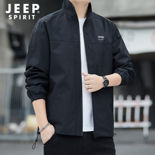 JEEP SPIRIT Jeep jacket men's autumn stand collar jacket men's casual jacket men's loose clothes men's clothing