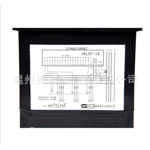 Wenzhou Weisikang Jiudu JKL5F-10/12/18-channel reactive power automatic compensation capacitor controller 380V JKL8CM-12