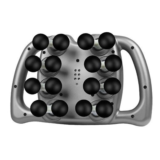 Panasoni's same 16-head fascial gun for fitness home muscle electric massage 4 heads gray