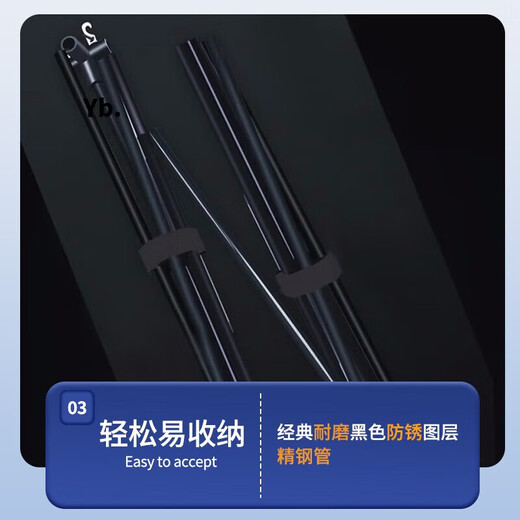 Badminton rack portable plus bracket folding indoor and outdoor badminton tennis volleyball shuttlecock standard single and doubles 6.1m family doubles set