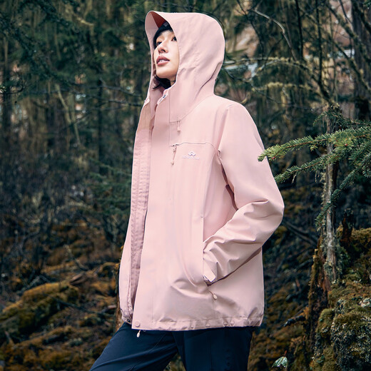 Pathfinder Blue Bird Jacket Hard Shell Women's Three-in-One Outdoor Windproof and Waterproof Jacket Mountaineering Jacket Men's Breathable Jacket Turquoise Blue-Single Flush No Liner XL