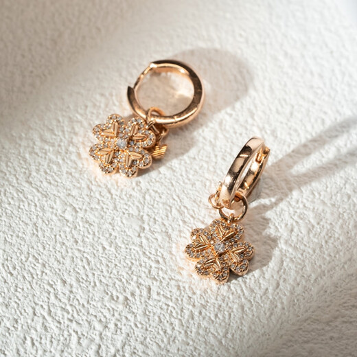 EMPORIO ARMANI Armani women's earrings lucky core silver earrings birthday gift for girlfriend EG3610221