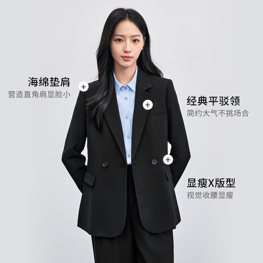 Shandubila Interview Business Examination Commuting Suit Suit Women's Autumn Drape Slim Suit Jacket Casual Pants Two-piece Set