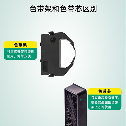 耐力（NIKO）BP-690K 色带架 色带芯 适用实达 BP690K PRO 690KII 690K+ 830K IP690K BS330KF 联想 DP600E PRO 【色带架】3支装［买5份送