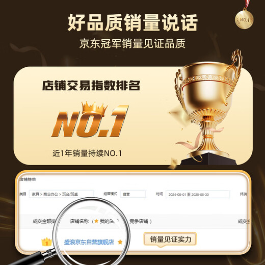 Shenglang boss desk desk leader executive desk manager supervisor desk office executive desk 1.6 meters single table