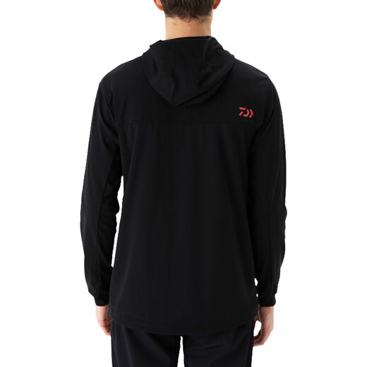 DAIWA DE-53008 thin cardigan summer men's fishing wear hooded outdoor sunshade sulfur color L