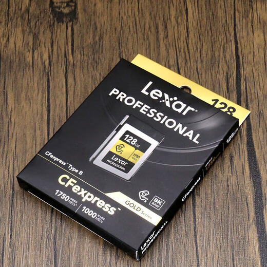 Lexar CFexpressType B128G memory card 8K digital camera memory card XH2SZ679S1R5C CFe Type B 128 memory gold card dedicated card reader official standard