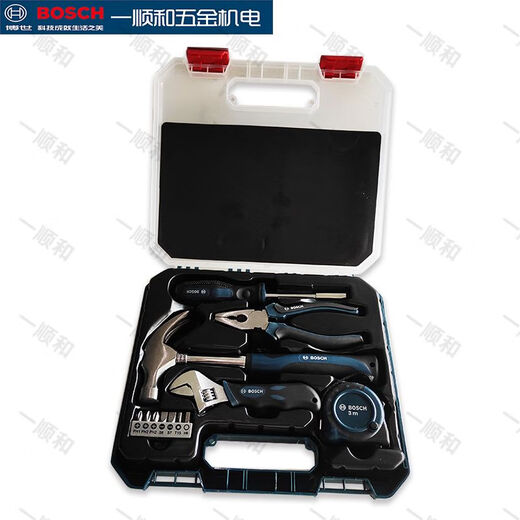 Bosch coffret à outils ménager ensemble de réparation 12108 pièces ensemble manuel multifonctionnel tournevis marteau à griffes couteau utilitaire 108 pièces ensemble déballé sans emballage extérieur