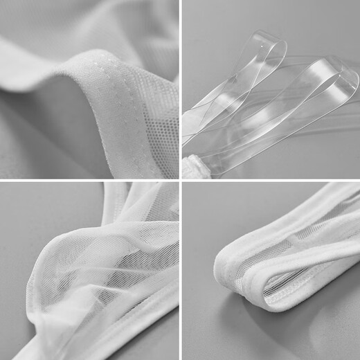 T-string sexy men's sexy transparent mesh underwear with low-waisted T-pants for men's super elastic fitness black this is black M