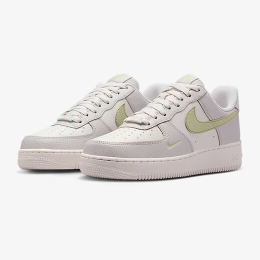 耐克（NIKE）休闲鞋女鞋2025夏季新款运动鞋AF1空军一号低帮板鞋IB3881-001 IB3881-001幻影灰白/浅军绿 36.5