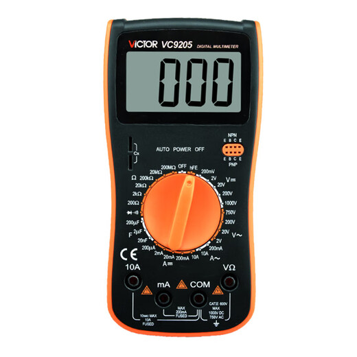Qilicai Digital Multimeter High Precision Digital Display Full Protection Mini Haushalt Elektriker Multimeter VC9205 Standard