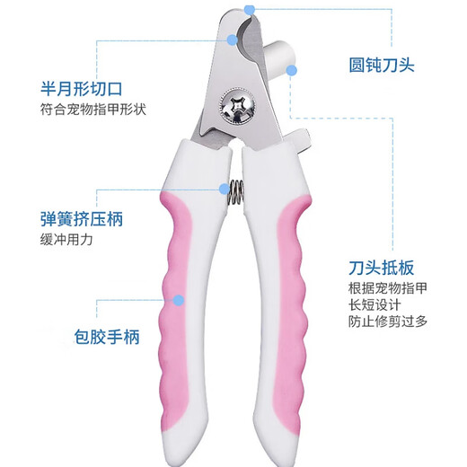 Dipur Cat Nail Clippers Pet Teddy Cat Nail Clippers Nail Clippers Small, Medium and Large Dog Nail Clippers Supplies* Blue