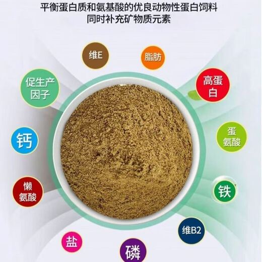 Peruvian imported steam fish meal for feeding chickens, high protein feed, fish meal for breeding, feeding chickens, ducks, geese, pigs and shrimps, fish bone meal 10Jin Jin is equal to 0.5kg fish bone meal