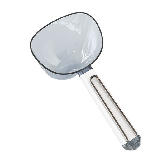 Multifunctional rice scooping spoon household plastic spoon 5 grain scooping spoon with sealing clip flour shovel measuring spoon rice Aima Orange comes with scale