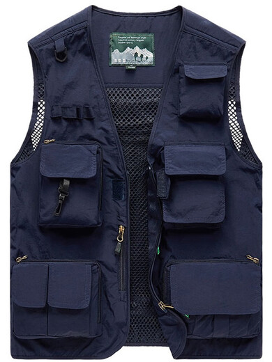 JP Spring, Summer y Autumn Thin Men's Vest Multi-Splock Showing Montaining Photography Chaqueta 9898 9898 Gray 4xl (adecuado para 185jin [Jin equivale a 0.5 kg] -200jin [Jin equivale a 0.5 kg]) uni-size