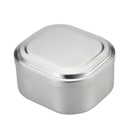 Hanboco aluminum lunch box, hygienic all-aluminum lunch box, nostalgic thickened old-fashioned lunch box factory outdoor camping aluminum lunch box lunch box, sandblasted handle 950ml