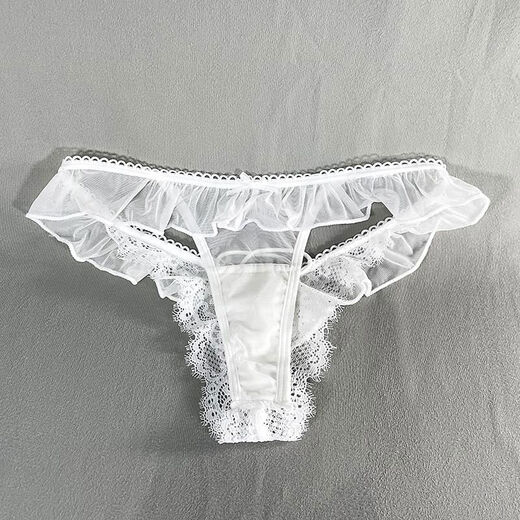 TKHOT Japanese lace underwear men's buttocks and buttocks inversion mold special pure sex sexy TBACK thong green women's men's wear size too small M 90-110Jin Jin equals 0.5 kg