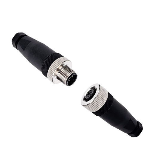 Customized M12 waterproof aviation plug 4-pin 5-pin 8P proximity switch male and female connector sensor signal line pair 4-pin M12 concealed female socket