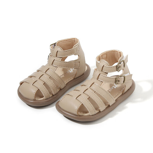 BOE [Official Flagship] OCC Girls' Shoes Baby Toddlers Summer New Sandals High Top Children's Rose 9221 Brown 24 / Inner Length 15.0cm