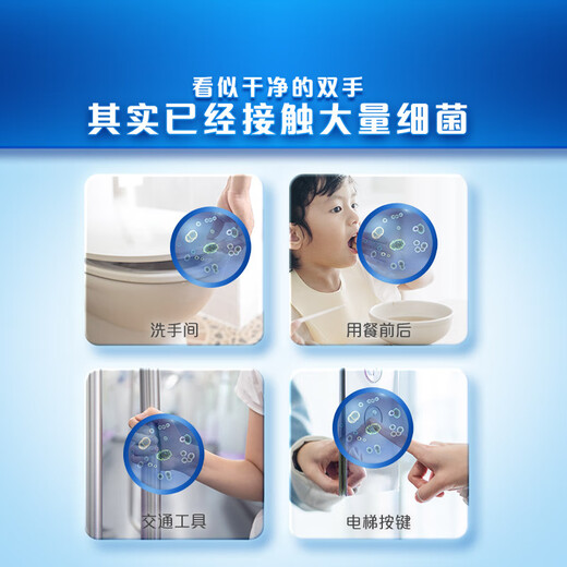 Safeguard Antibacterial Hand Sanitizer Refill 200g Bag Portable Pure White Fragrance Antibacterial 99.9%