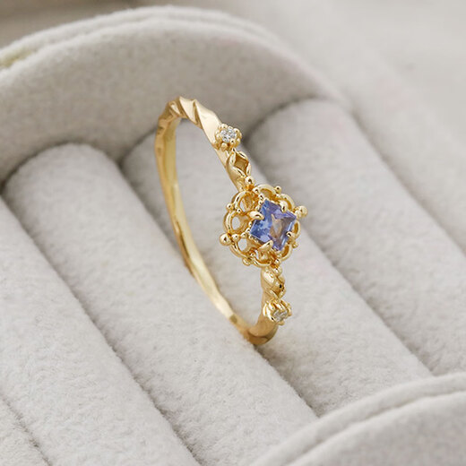 Shien <Purple Light> Natural Tanzanite S925 Sterling Silver Necklace for Women Light Luxurious Temperament Simple Clavicle Chain as a Gift S925 Sterling Silver Tanzanite Necklace