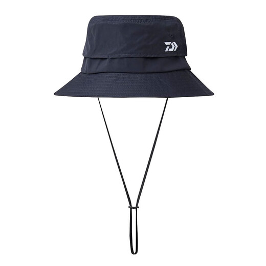 DAIWA 25 spring and summer DC-4225 breathable fisherman hat sunshade fishing hat sun protection hat drawstring sun hat one size fits all black