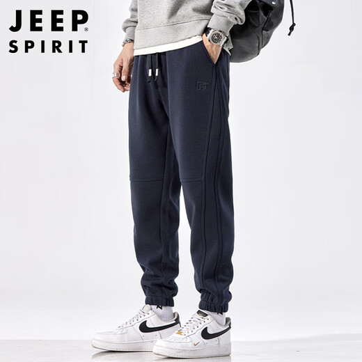 JEEP SPIRIT Jeep pants men's casual pants men's autumn and winter sports pants leggings loose trendy trousers