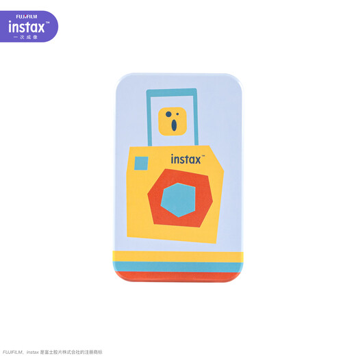 INSTAX Fuji One-Time Imaging Mini Photo Paper Storage Box Kaqu Blue
