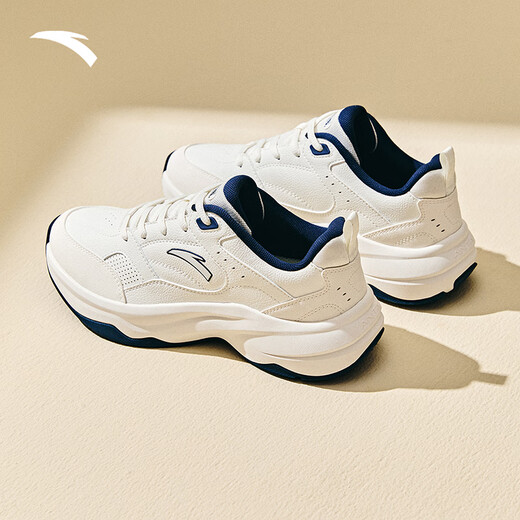 ANTA ACE 2.0丨Lin Xiaoqi's same style casual shoes for women, classic versatile dad shoes, white shoes, thick-soled sneakers