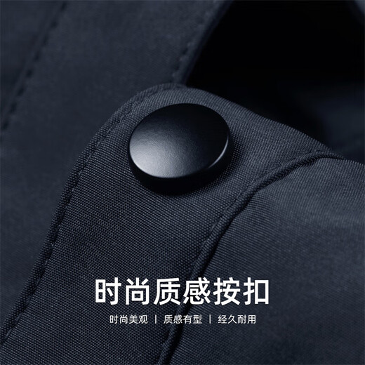 Mark Hua Fei (FAIRWHALE) letter embroidered jacket men's 2025 autumn new simple casual Korean style loose fashion lapel jacket 4006K dark blue thickened quilted 8300350107506 L (175)