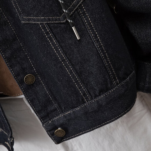 Sibaishe fashionable long-sleeved washed denim jacket for women 2025 autumn new style simple short casual top