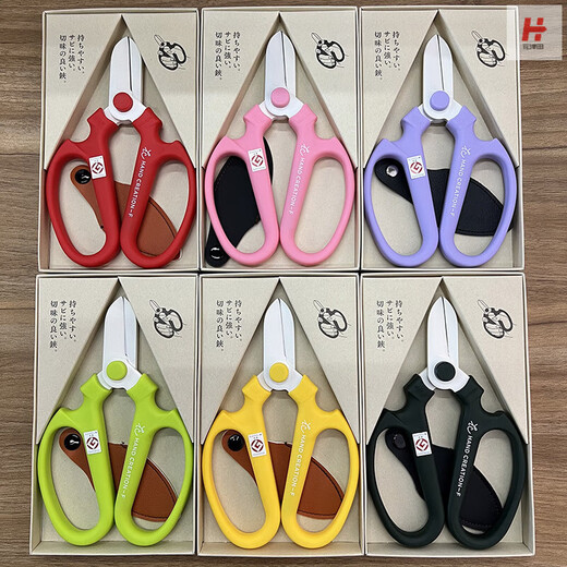 Hanazawada VARZETER Japan original imported Banyuan flower scissors florist florist supplies flower arrangement scissors Banyuan pink F170