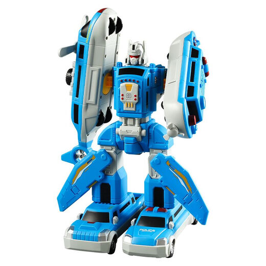Onevan Boy Splicing Splicing Children's Toys Puzzle Assembly Formation Engineering Car Boy King Kong Robot 3 ans 6 Cadeaux Ingénierie Robot intégré (ensemble de 19 pièces) Boîte de rangement de livraison