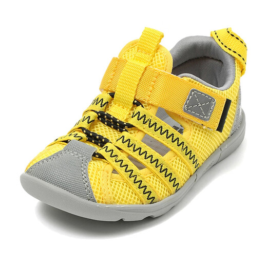 Ifme children's sports sandals Velcro 20-5318 boys and girls breathable children's shoes Japan direct mail YELLOW 16.5 cm
