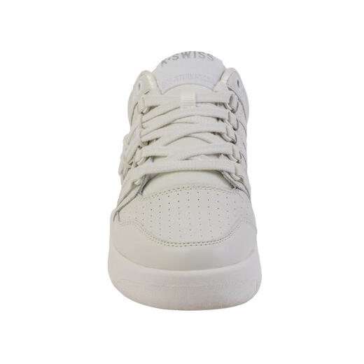 K SWISS Classic Training Shoes Men's Retro Leather Comfortable Breathable Lightweight Sports Shoes PREMIUM WHITE/VAPOR BLUE 41