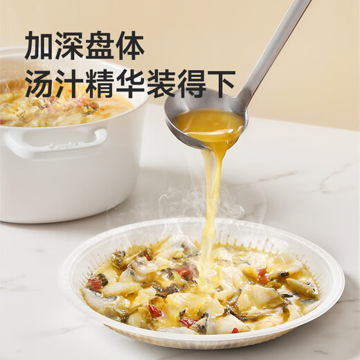 Meiya Disposable Dinner Plate Food Grade 21cm*40 Camping Picnic Fruit BBQ Cake Dip Plate