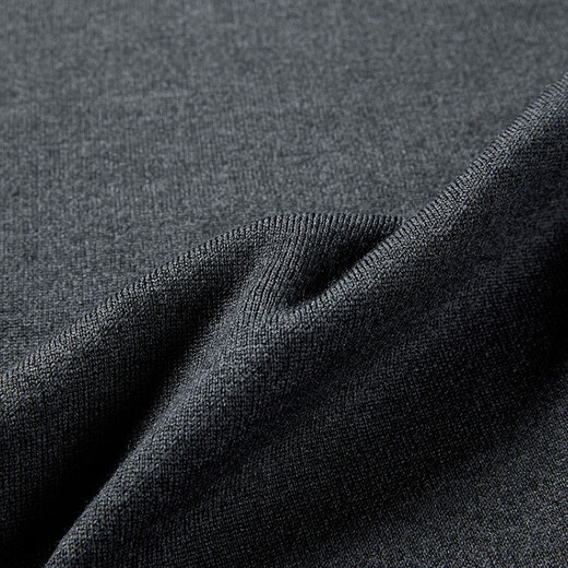 YOUNGOR sweater men's wool blended stand-up collar sweater jacket cardigan suede plump warm and comfortable 2025 new product dark gray VWHW619962CLA XL 110cm (recommended 165-180Jin Jin equals 0.5 kg)