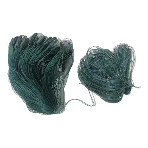 Soft silk three-layer floating net fish net sticky net 1.5 meters 2 meters 3 meters high new three-layer fishing net crucian carp sticky net hanging net 2 meters high 2.5 fingers white silk three-layer floating net 50 meters long