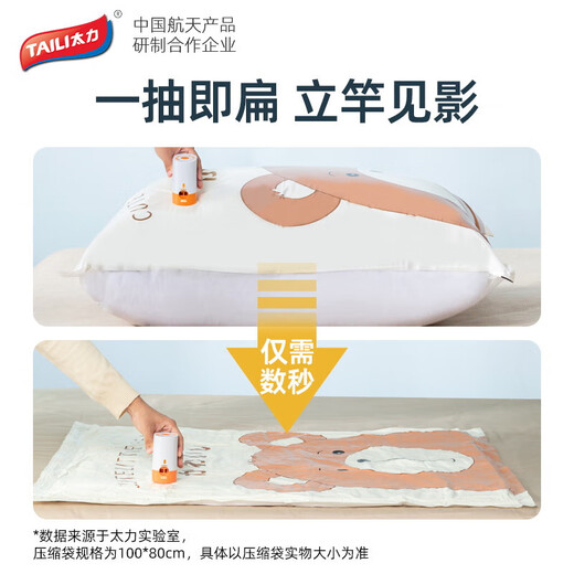 Taili vacuum compression bag electric air pump with high power vacuum and rapid exhaust wireless pump with battery